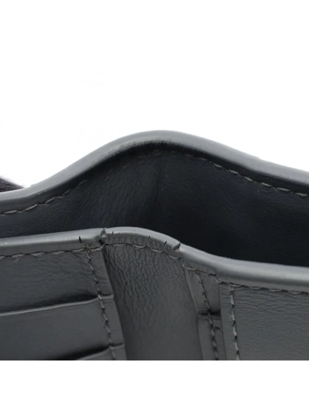 Bottega Veneta Bifold Wallet Maxi Intrecciato Gray Leather Cassette